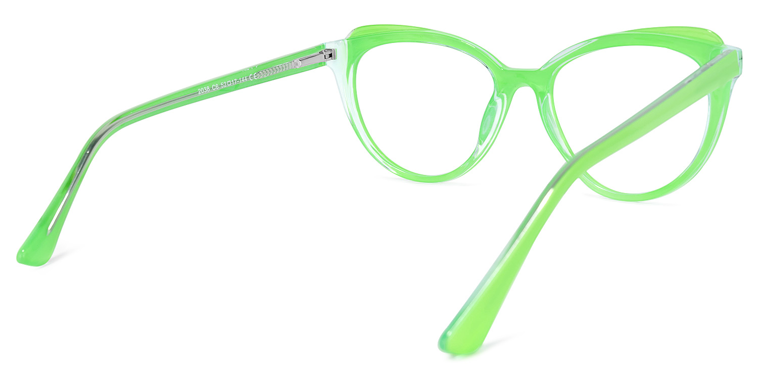 Torrence Cateye Green Glasses | ZEELOOL Canada4