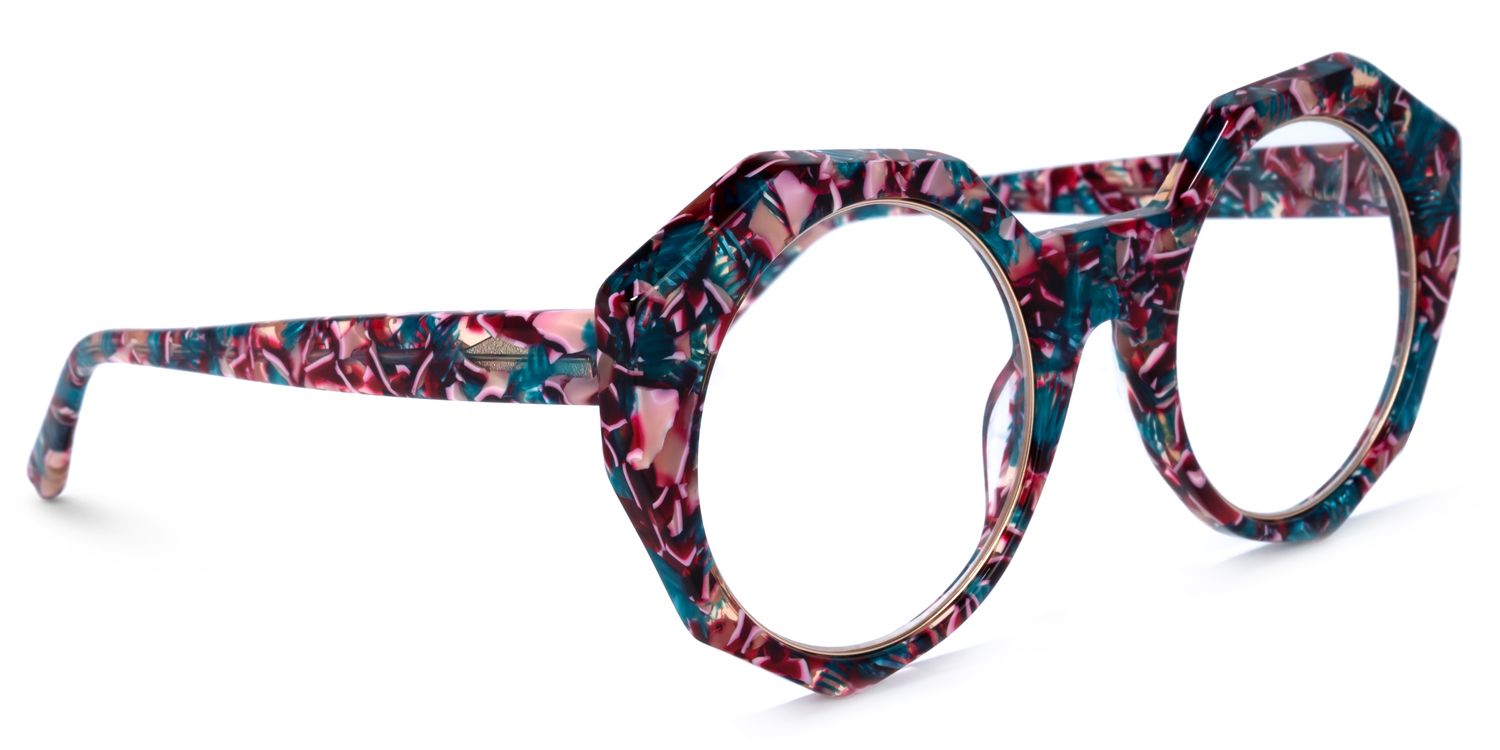Bogar Geometric Floral Glasses | ZEELOOL Canada2