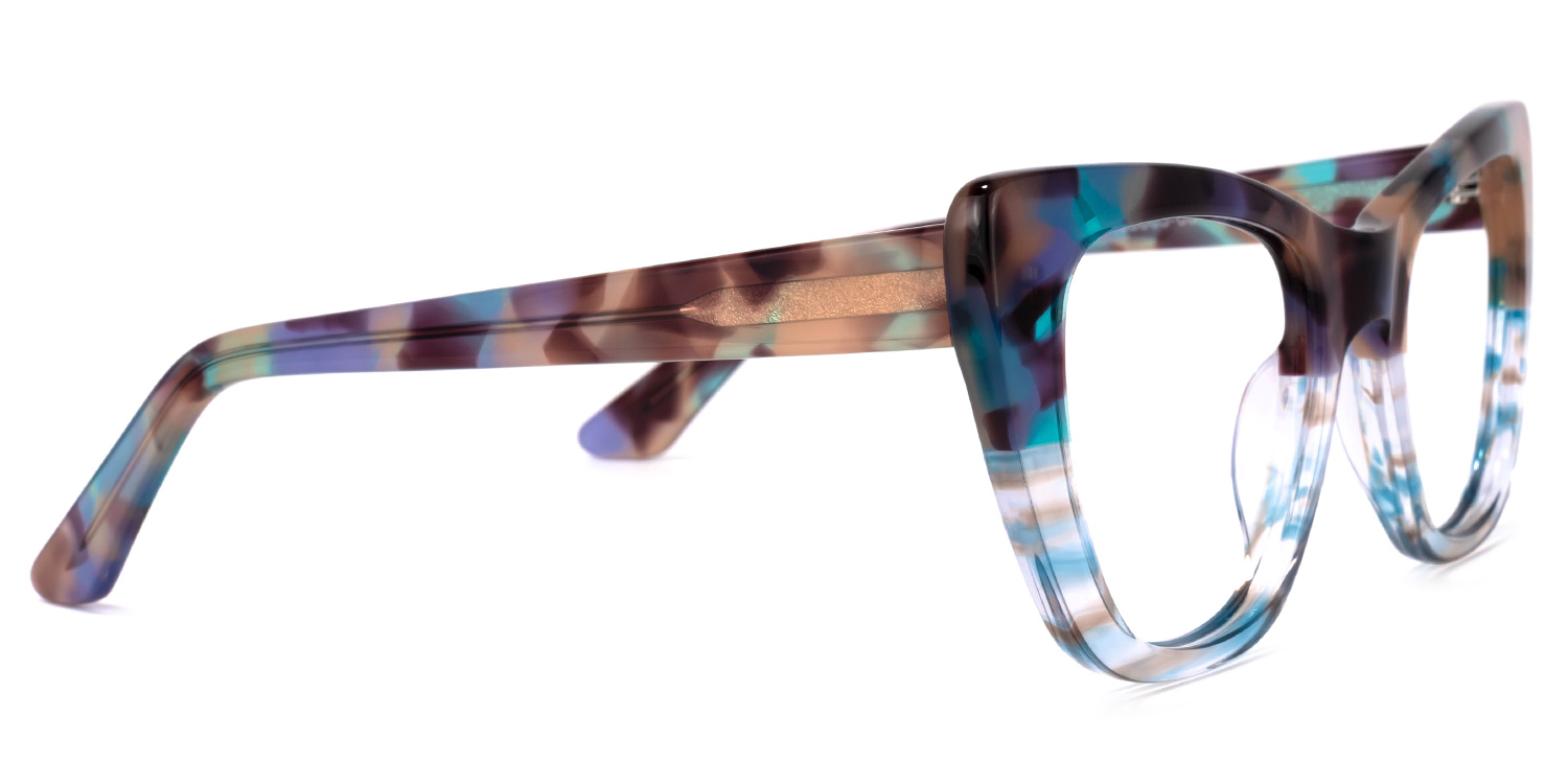 Lewis Cateye Multicolor Glasses | ZEELOOL Canada3