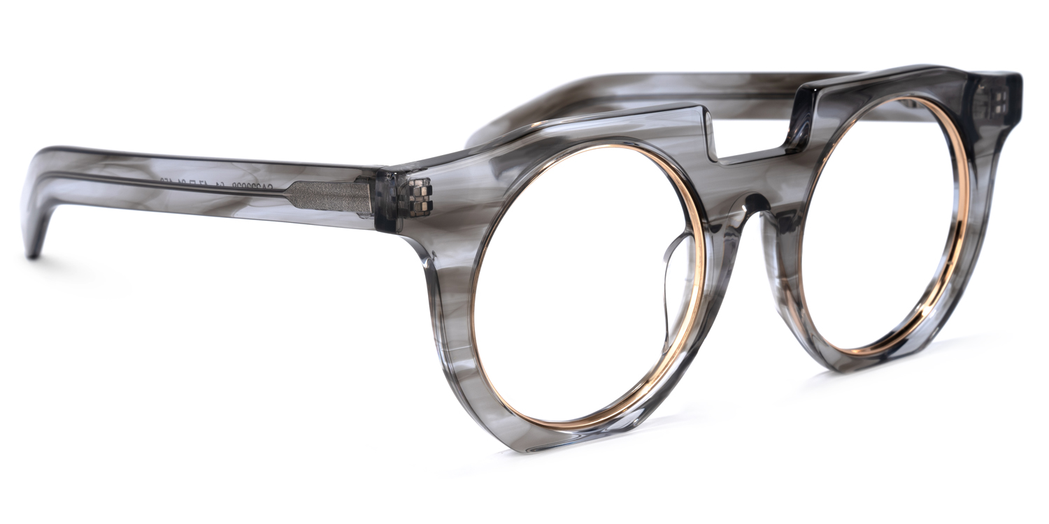 Mckoy Geometric Gray Glasses | ZEELOOL Canada2