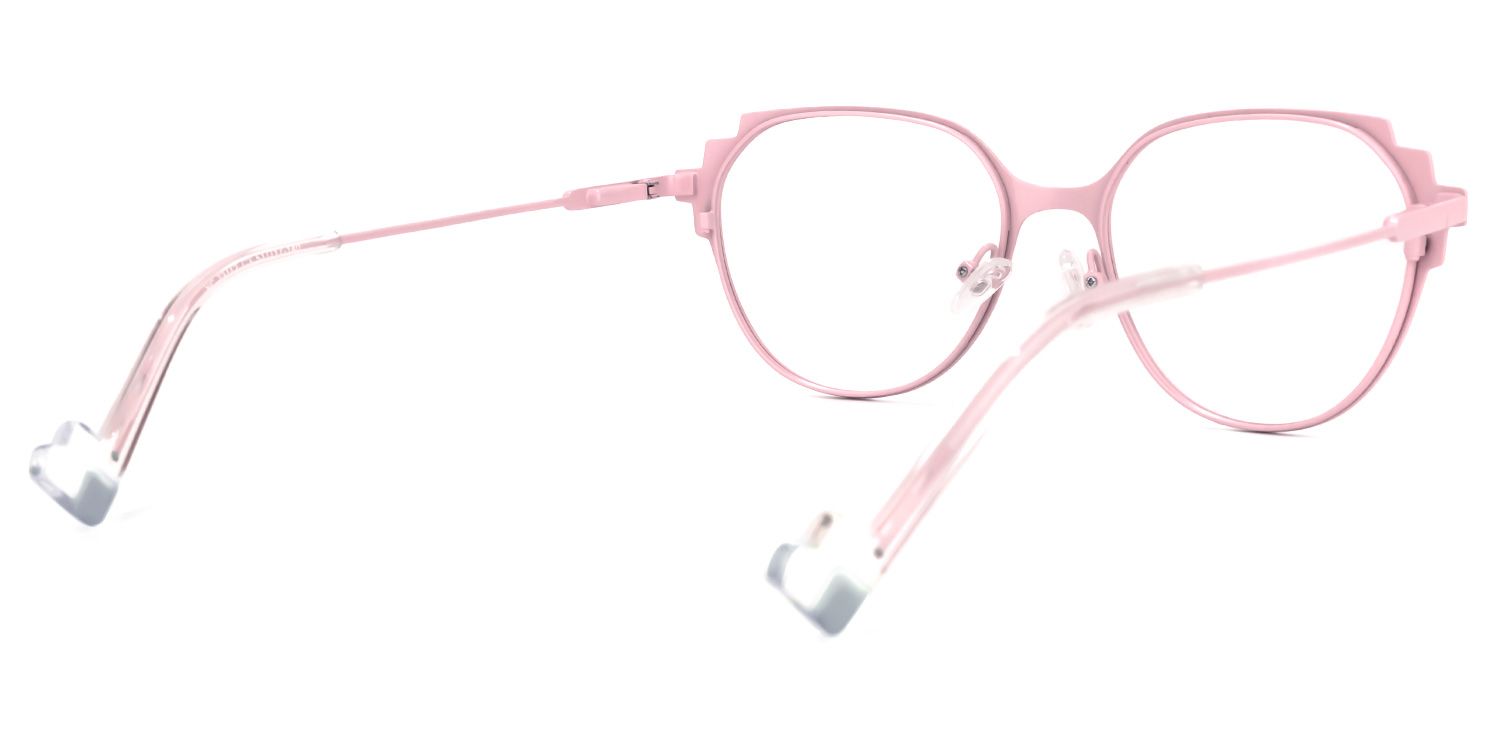 Lalita Geometric Pink Glasses | ZEELOOL Canada4