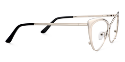 Ellen Silver Cat eye Glasses4