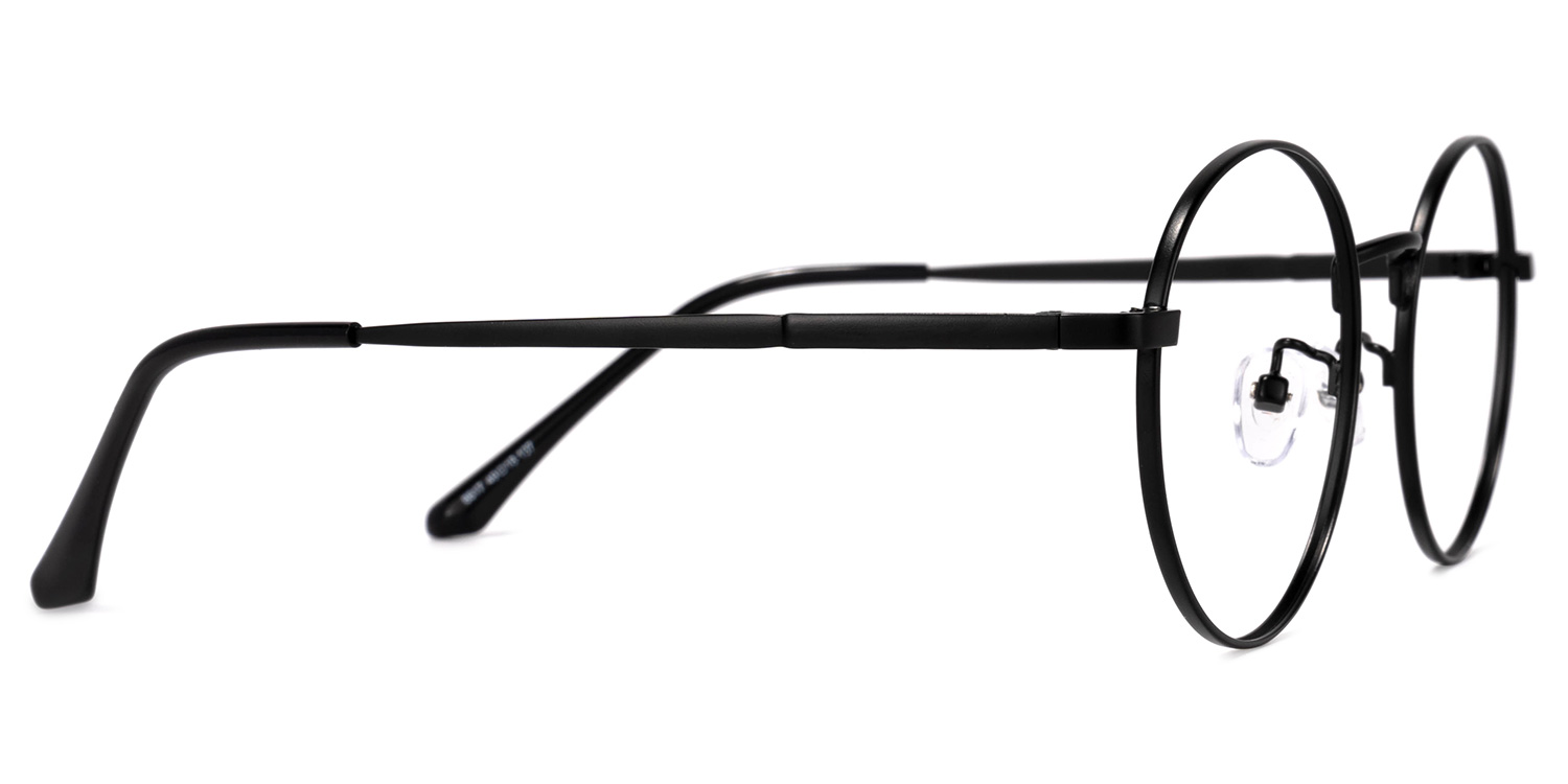 Garbsen Round Black Glasses | ZEELOOL Canada3