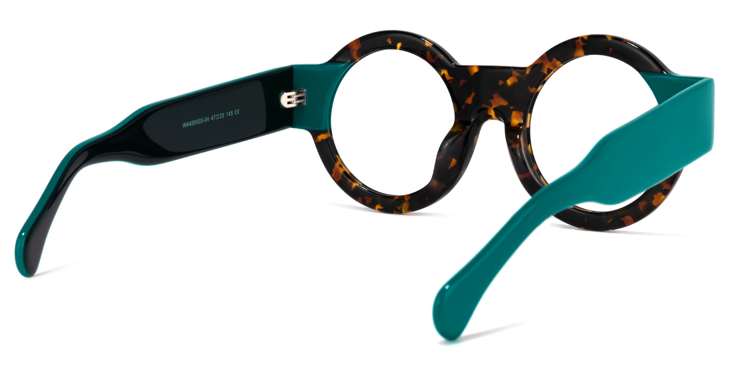 Hardnett Round Tortoise Glasses | ZEELOOL Canada4