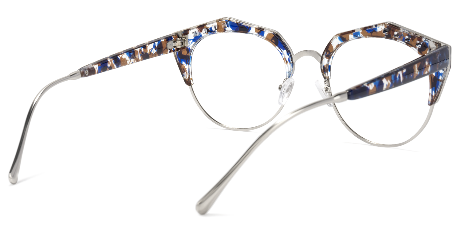 Latoya Geometric Floral Glasses | ZEELOOL Canada4