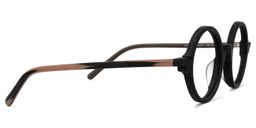 Otto Black Round Glasses2