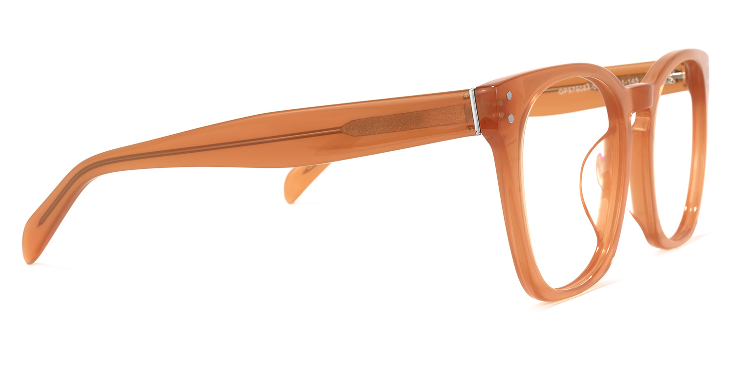 Orion Square Orange Glasses | ZEELOOL Canada2