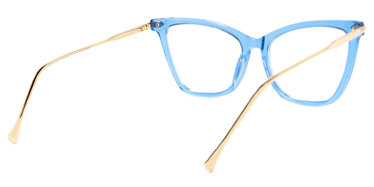 Hilary Butterfly Blue Glasses | ZEELOOL Canada3