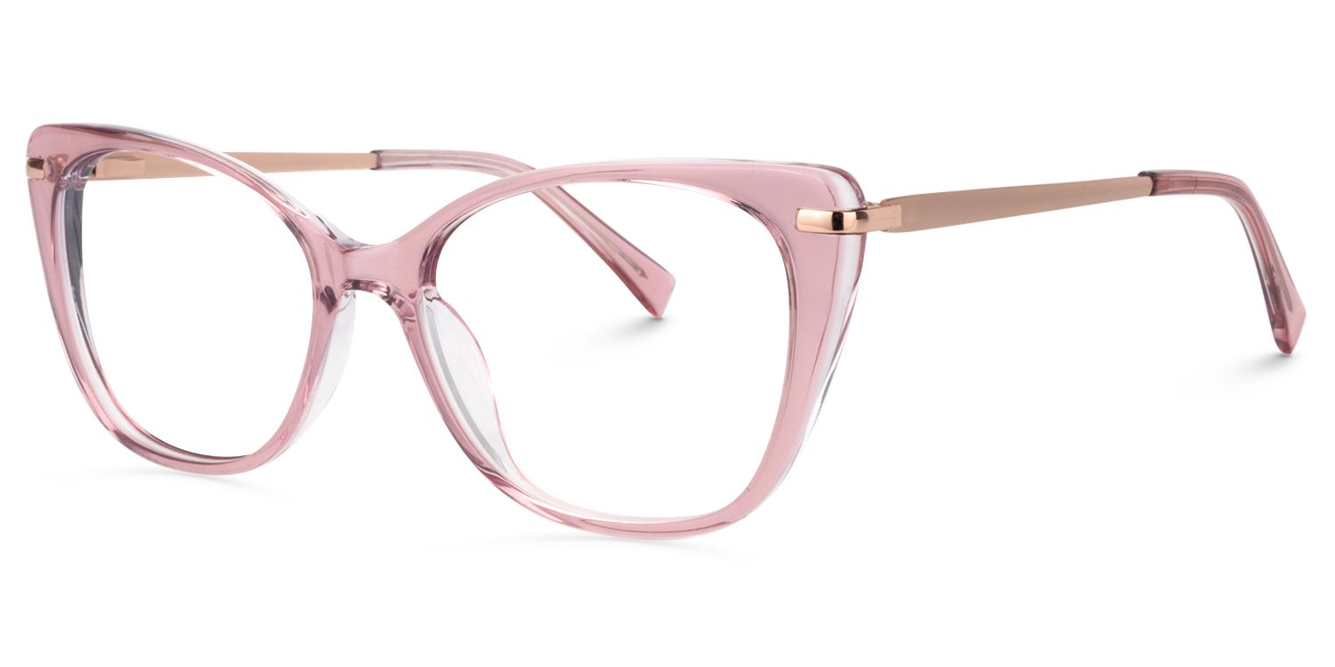 Cat Eye Pink Glasses | ZEELOOL Canada2