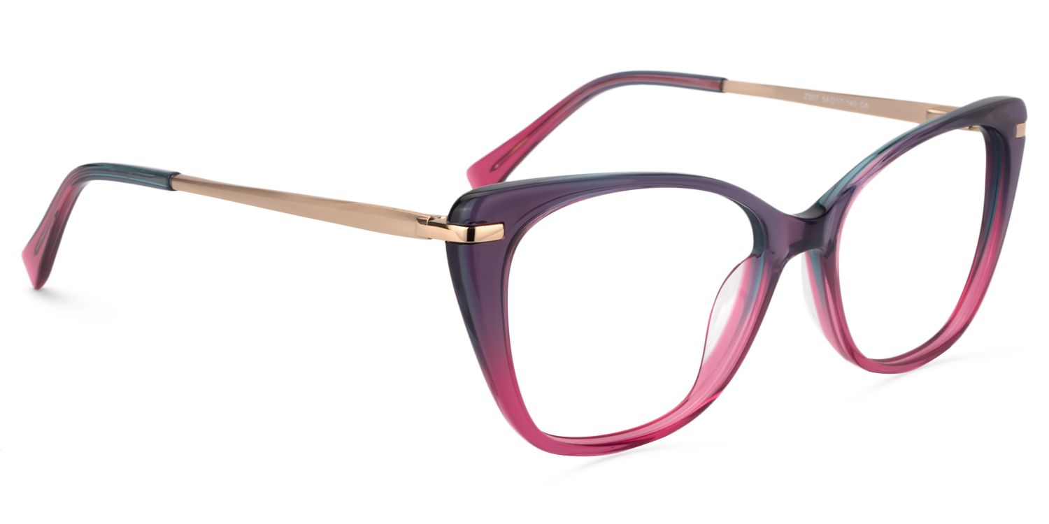 Cat Eye Red Glasses | ZEELOOL Canada3
