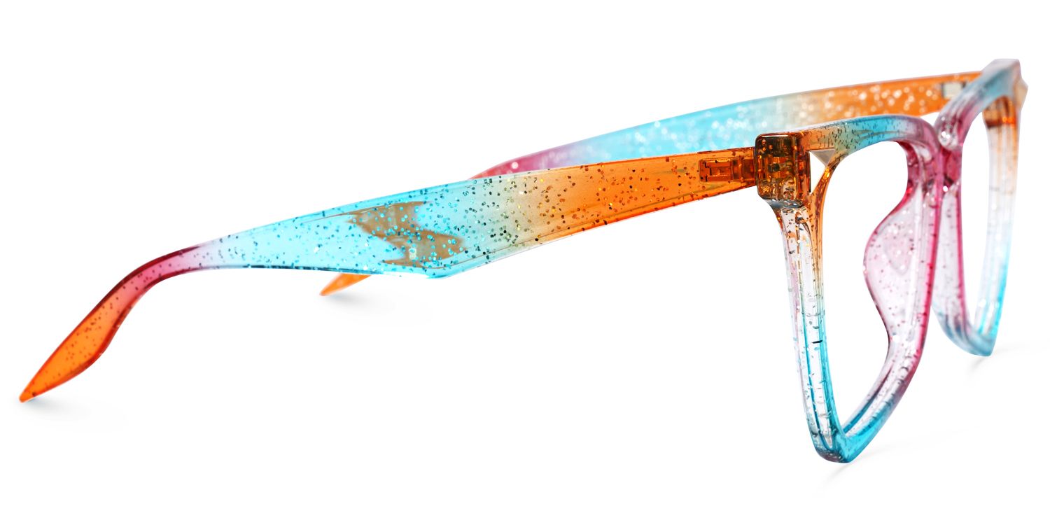 Geometrical Rainbow Eyeglasses | ZEELOOL Canada2