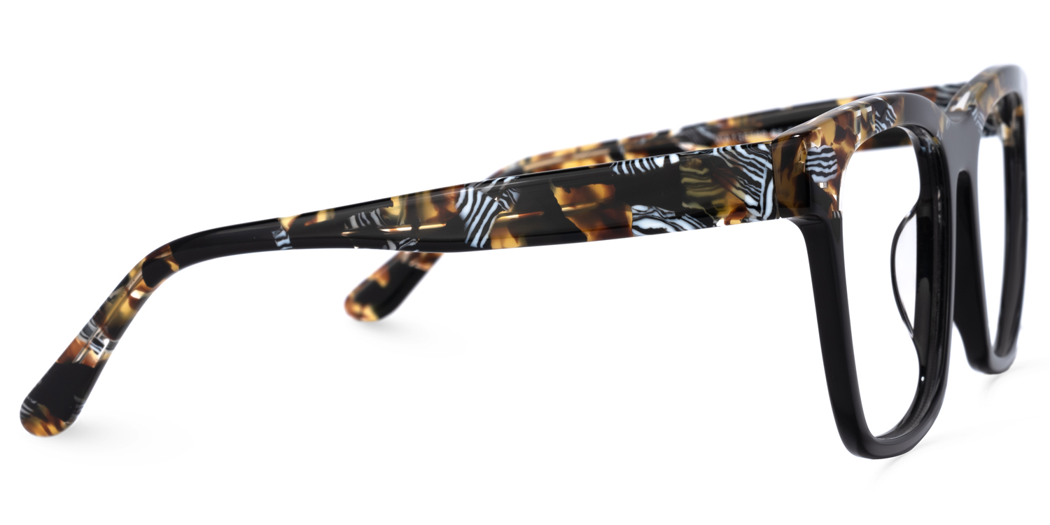 Cohill Square Black Glasses | ZEELOOL Canada2