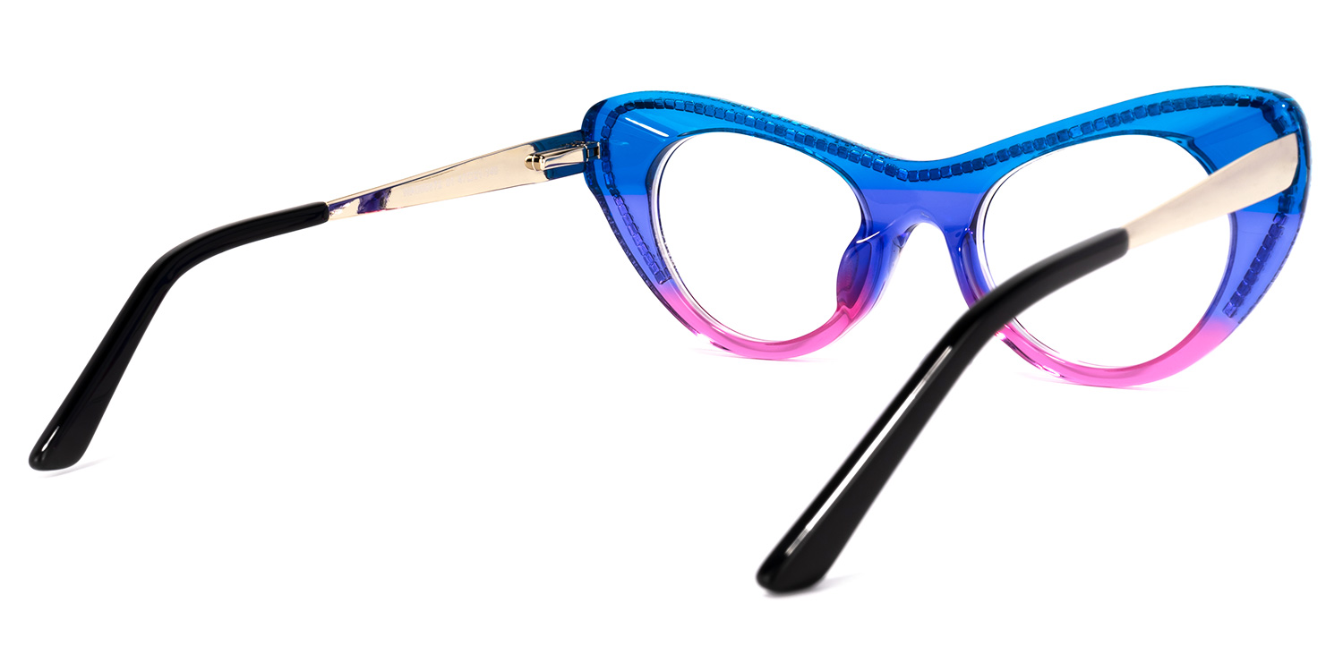 Shirley Cateye Two-tone Glasses | ZEELOOL Canada4