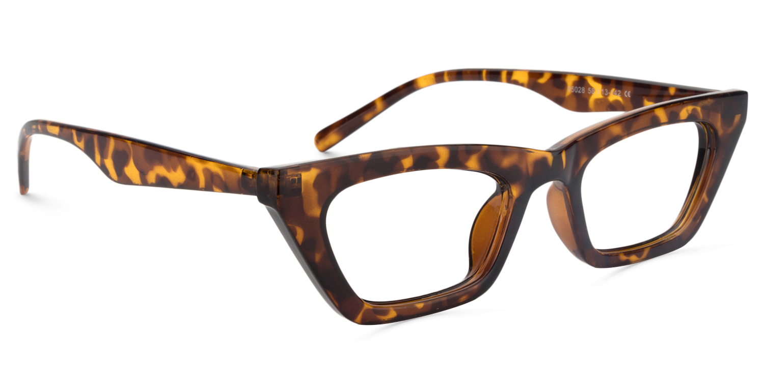 Cat Eye Yellow Tortoise Glasses | ZEELOOL Canada3