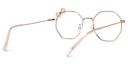 Kaitlyn Geometric Rose-Gold Glasses3