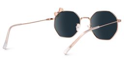 Kaitlyn Geometric Rose-Gold Sunglasses3