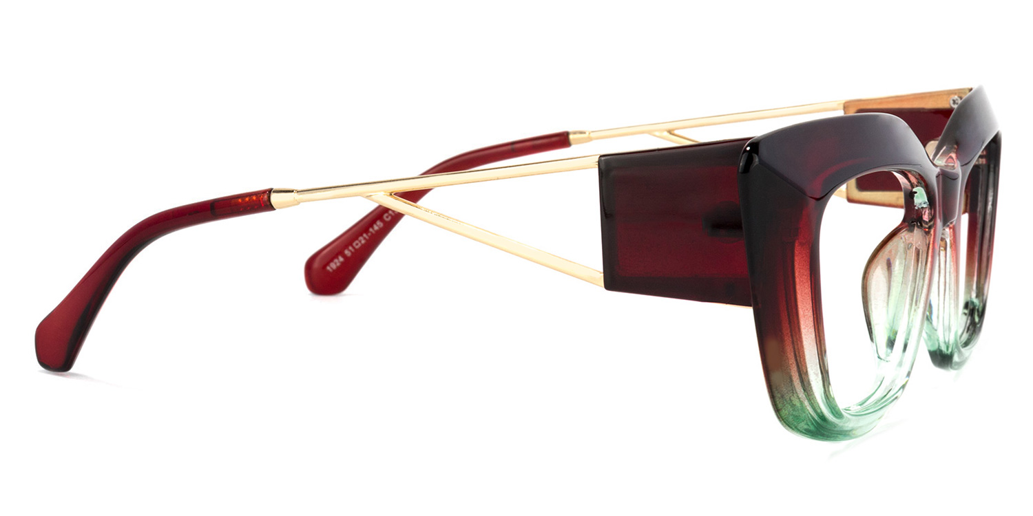 Ferrer Cateye Red Glasses | ZEELOOL Canada2