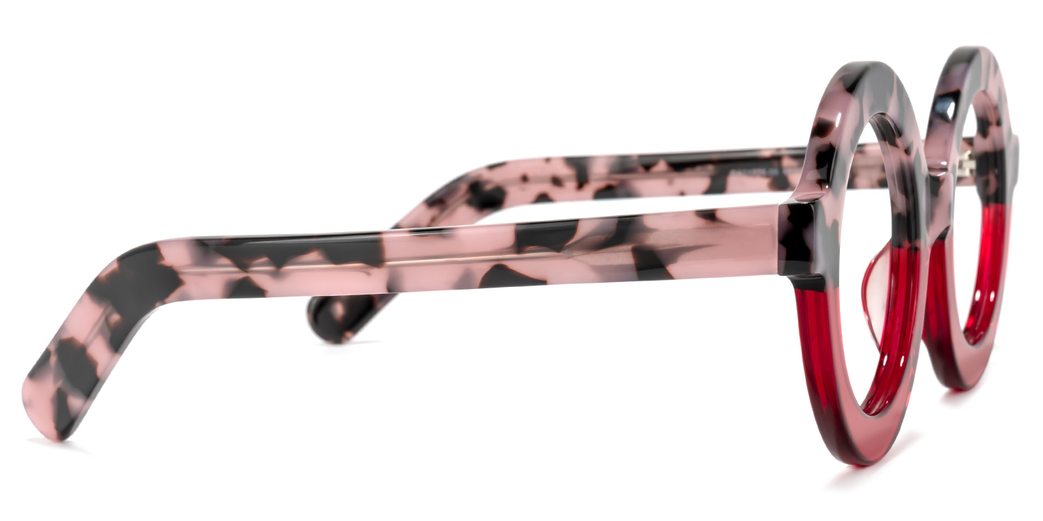 Calhoun Round Two-Tone Frame Glasses | ZEELOOL Canada2