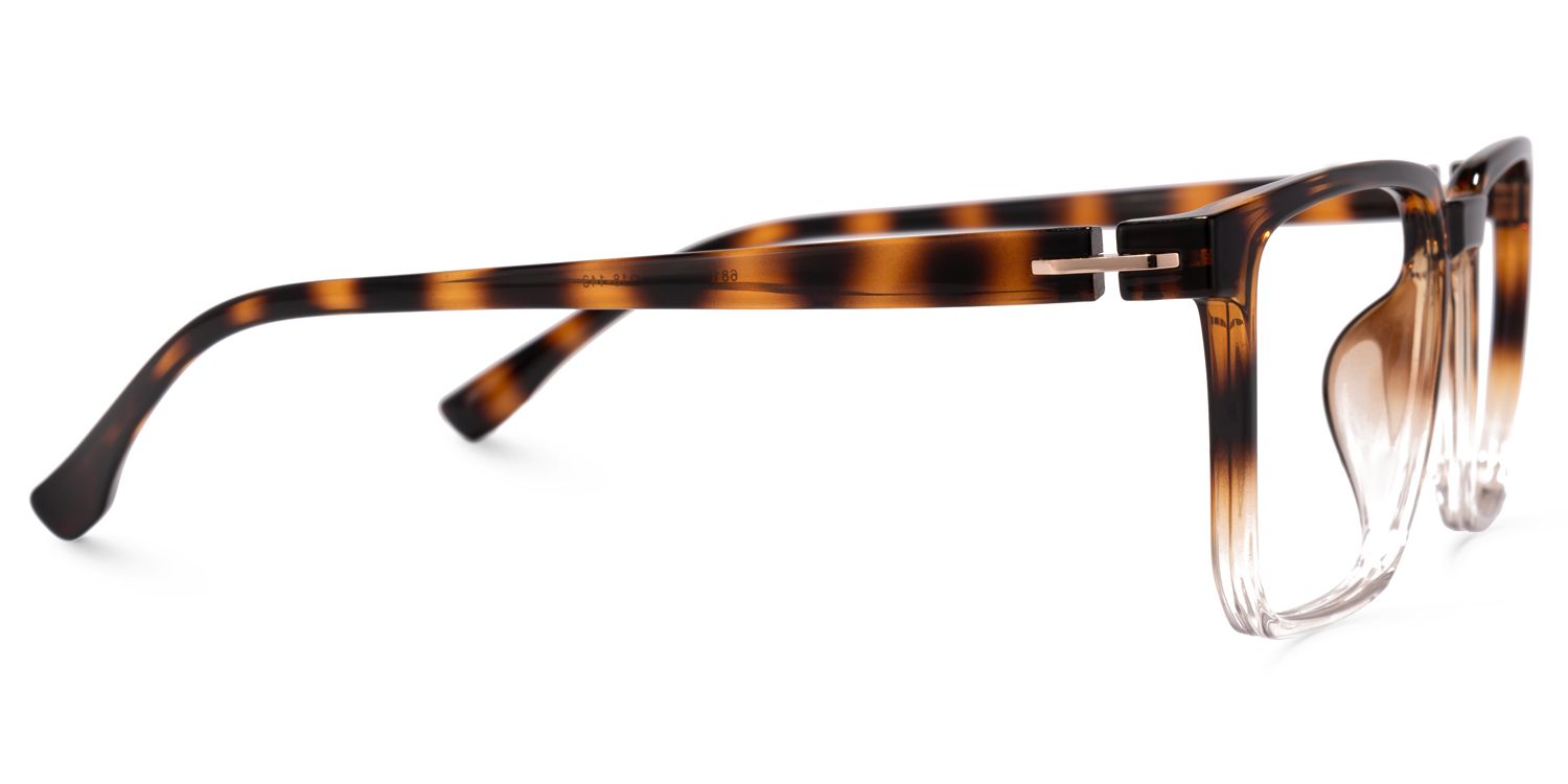 Zavala Rectangle Tortoise Glasses | ZEELOOL Canada2