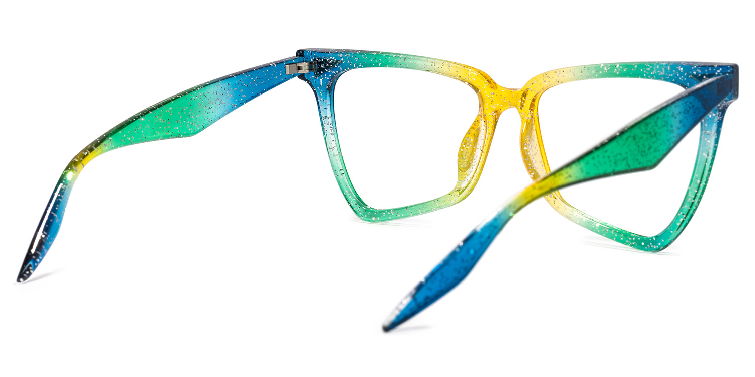 Geometrical Rainbow Eyeglasses | ZEELOOL Canada3