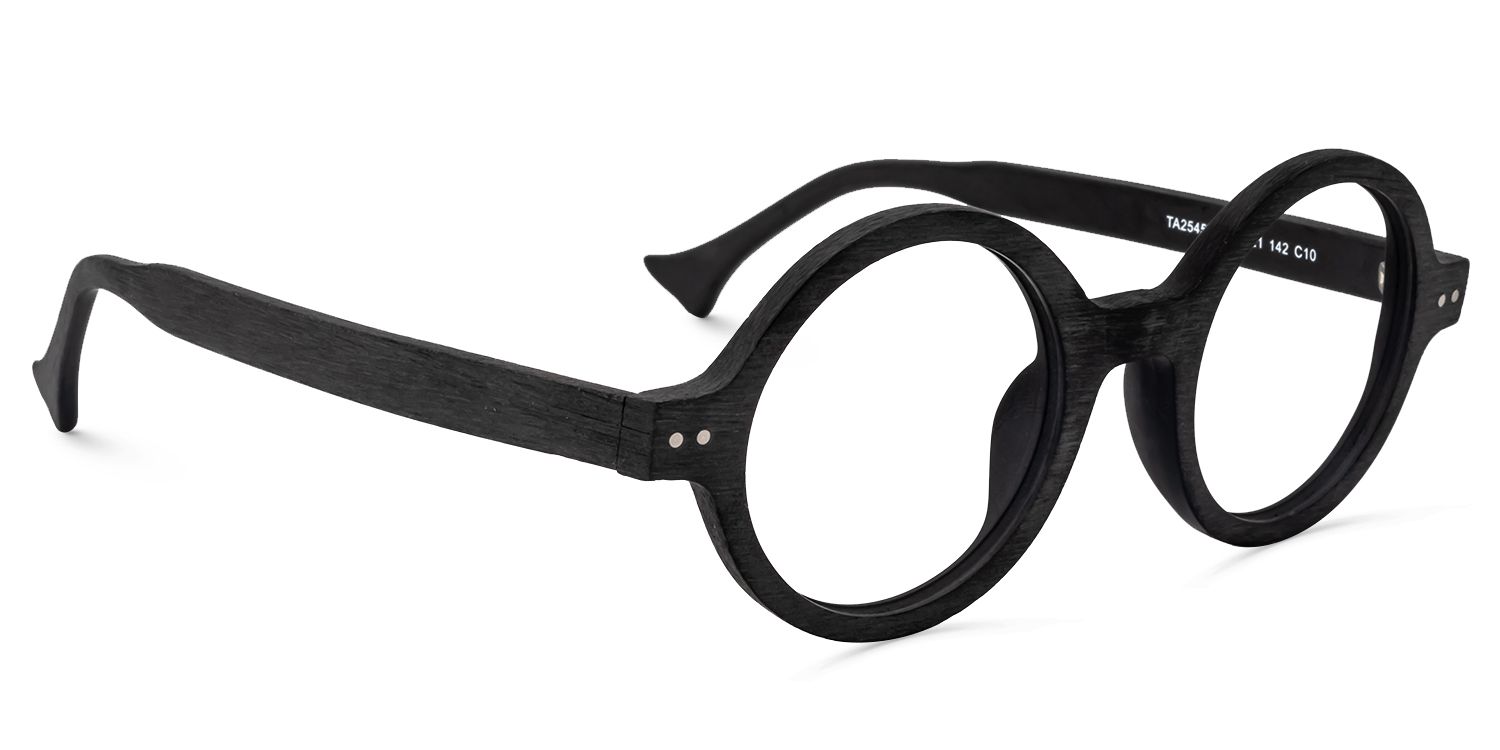Round Black Glasses | ZEELOOL Canada3
