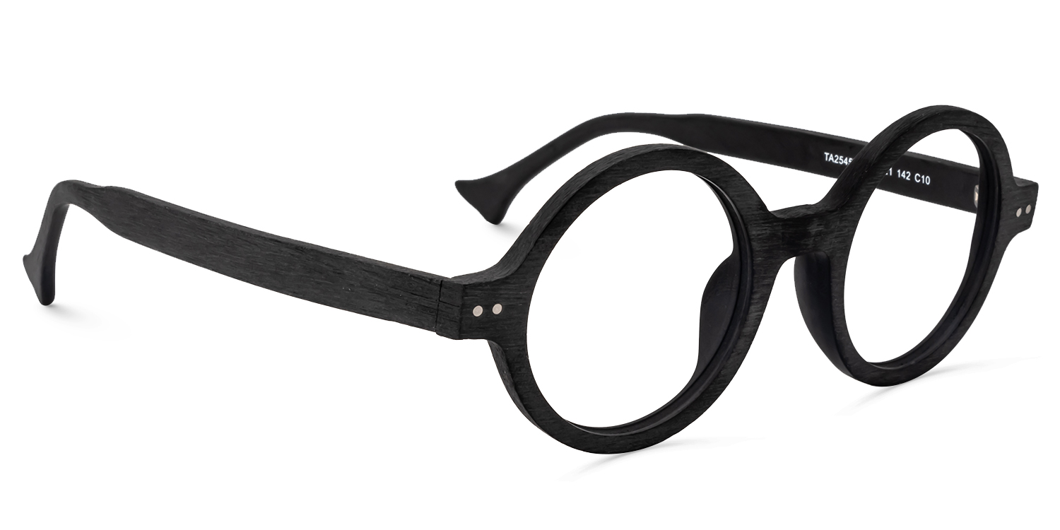 Round Black Glasses | ZEELOOL Canada3