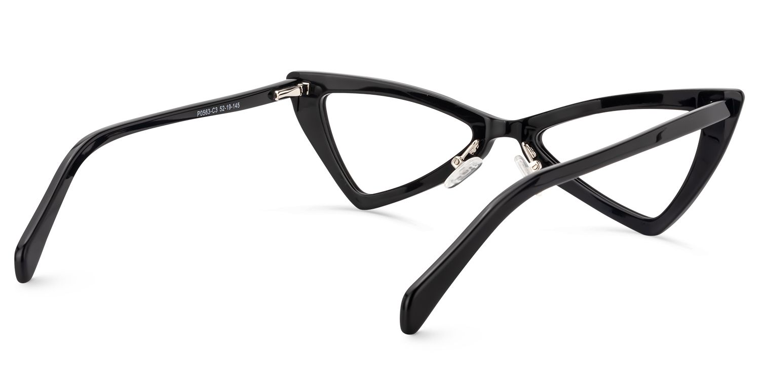 Cammie Cat Eye Black Glasses | ZEELOOL Canada4