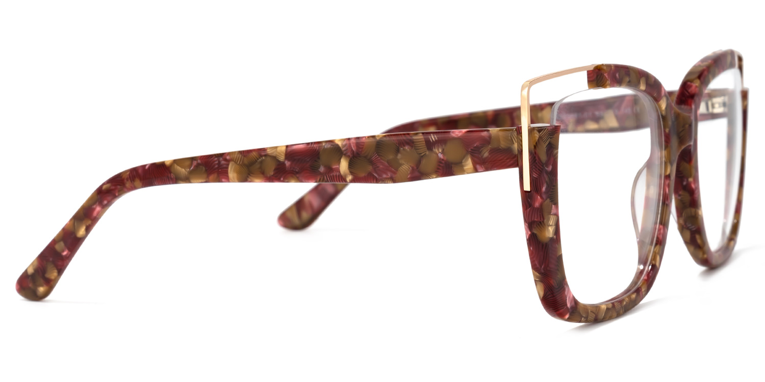 Dortch Square Red-Floral Glasses2