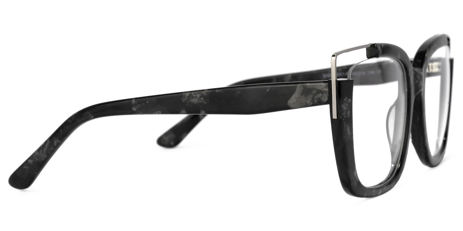 Dortch Square Black-Marble Glasses | Zeelool Glasses2