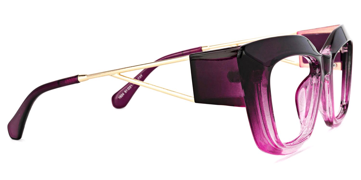 Ferrer Cateye Purple Glasses | ZEELOOL Canada2