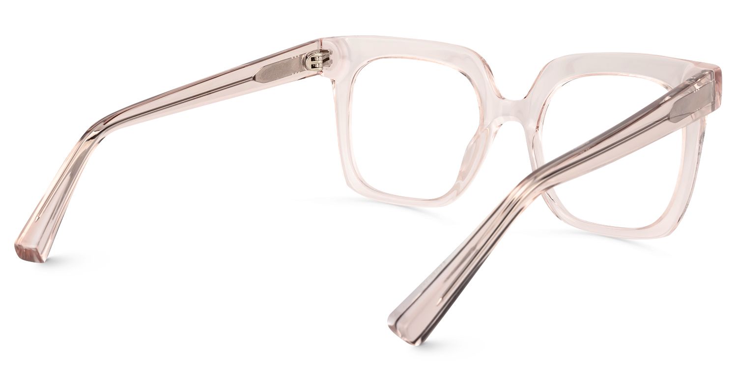 Dexter Square Beige Glasses | ZEELOOL Canada4