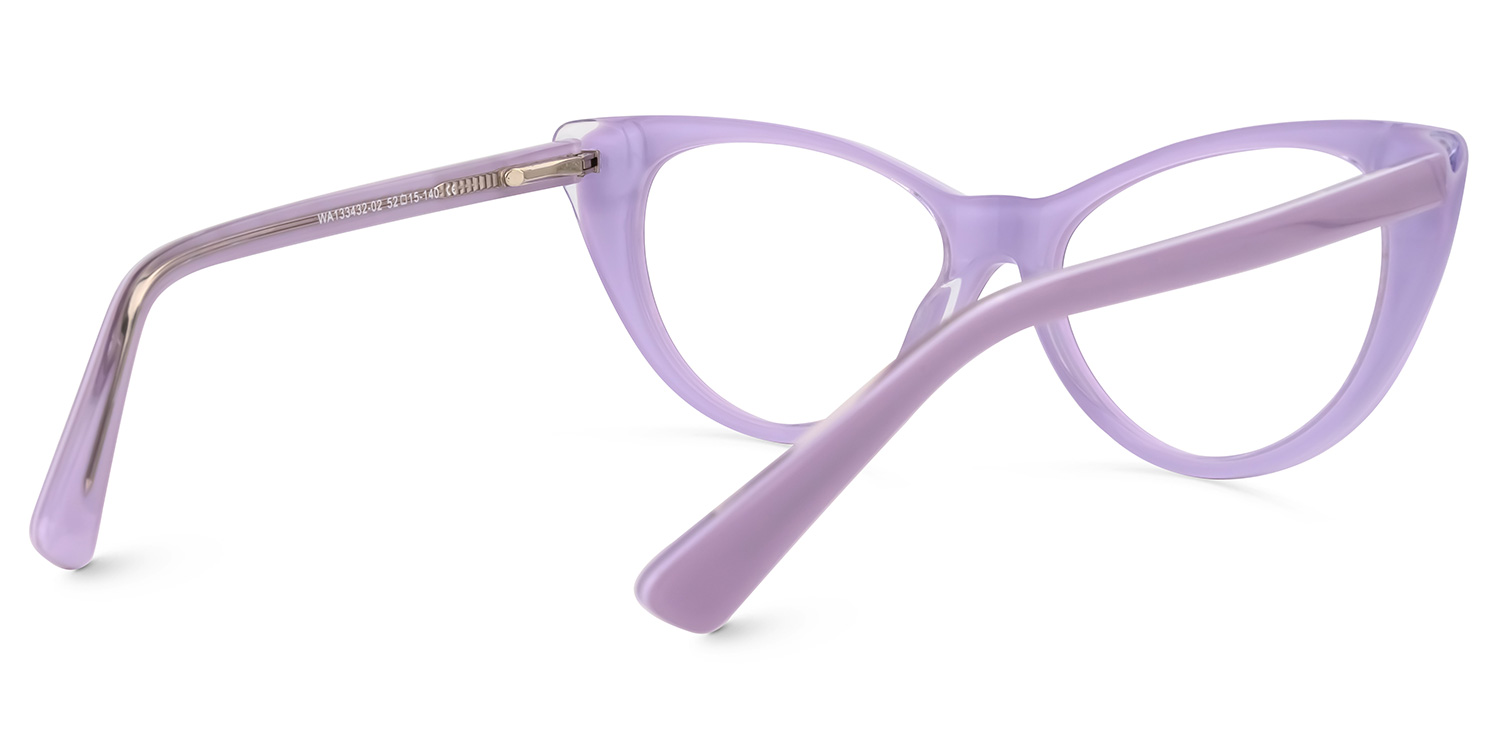 Vicky Cateye Purple Glasses | ZEELOOL Canada3