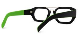 Ineabell Geometric Green Glasses3