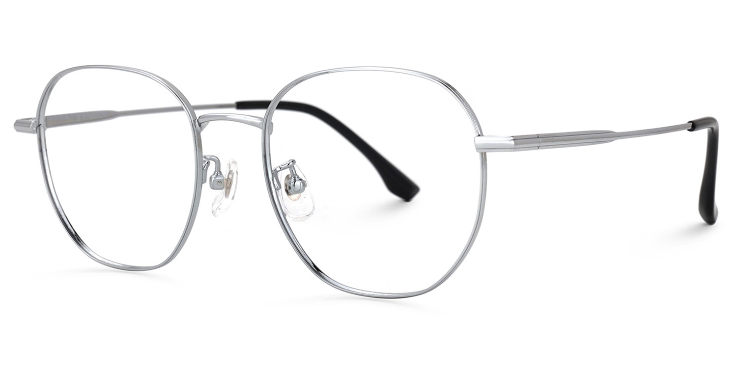 Bezjak Round Silver Glasses | ZEELOOL Canada1