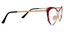 Ellen Cateye Red-Tortoise Glasses2
