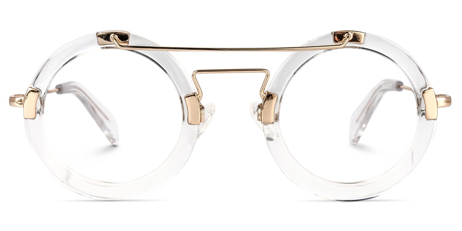 Martis Round Clear Glasses | ZEELOOL Canada0