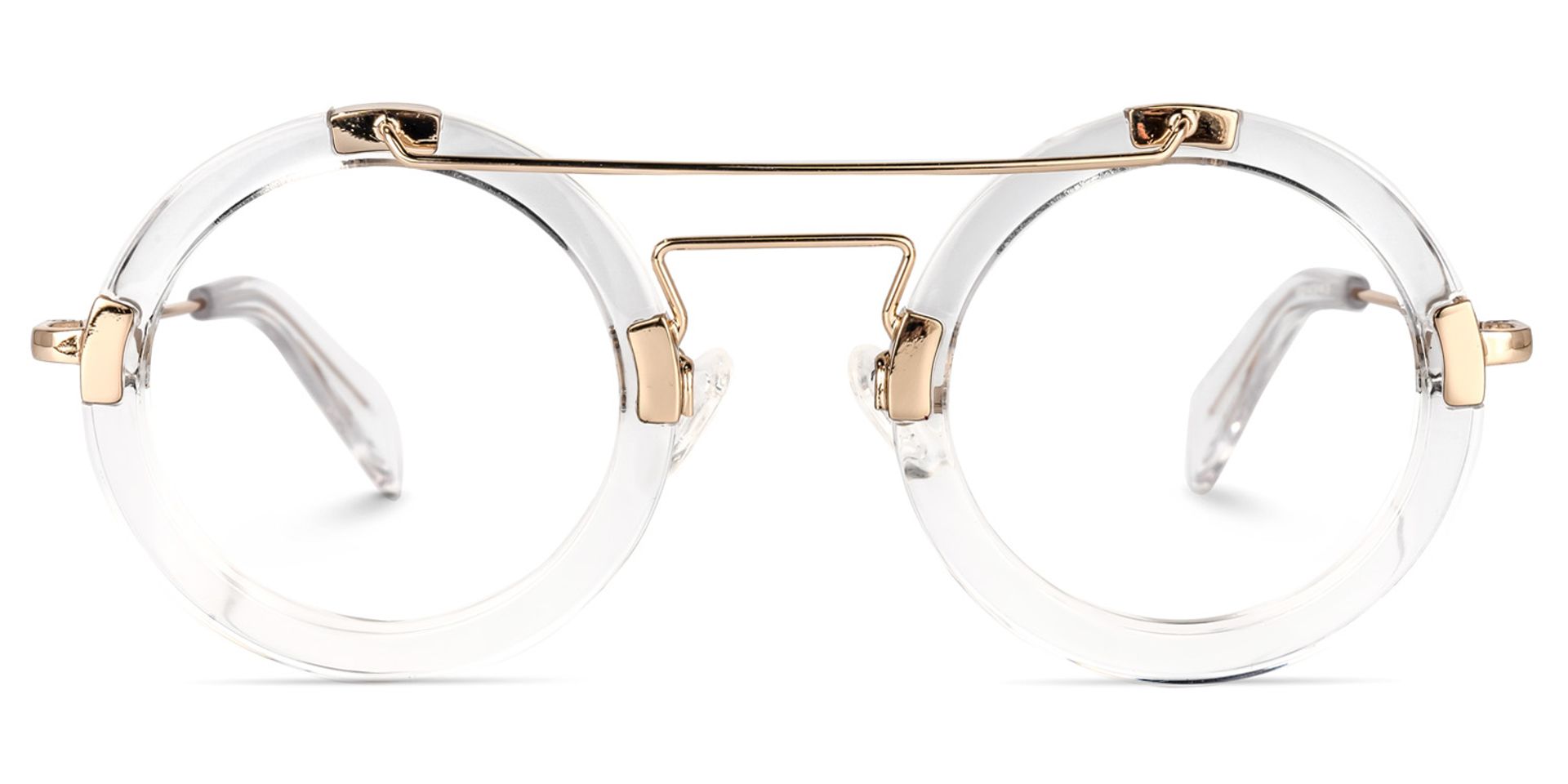 Martis Round Clear Glasses | ZEELOOL Canada0