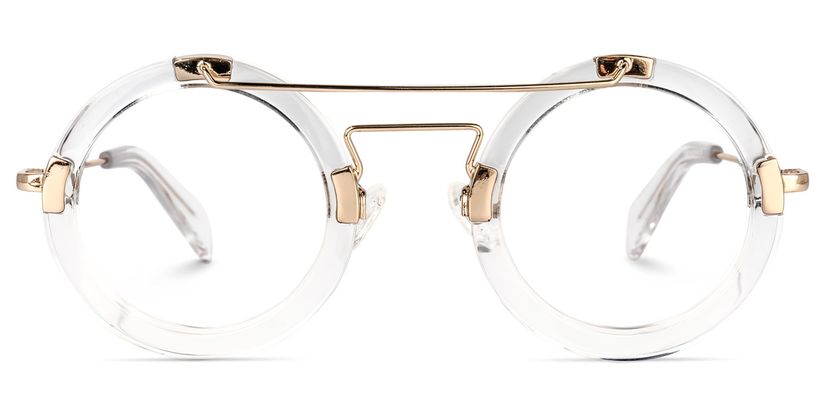 Martis Round Clear Glasses