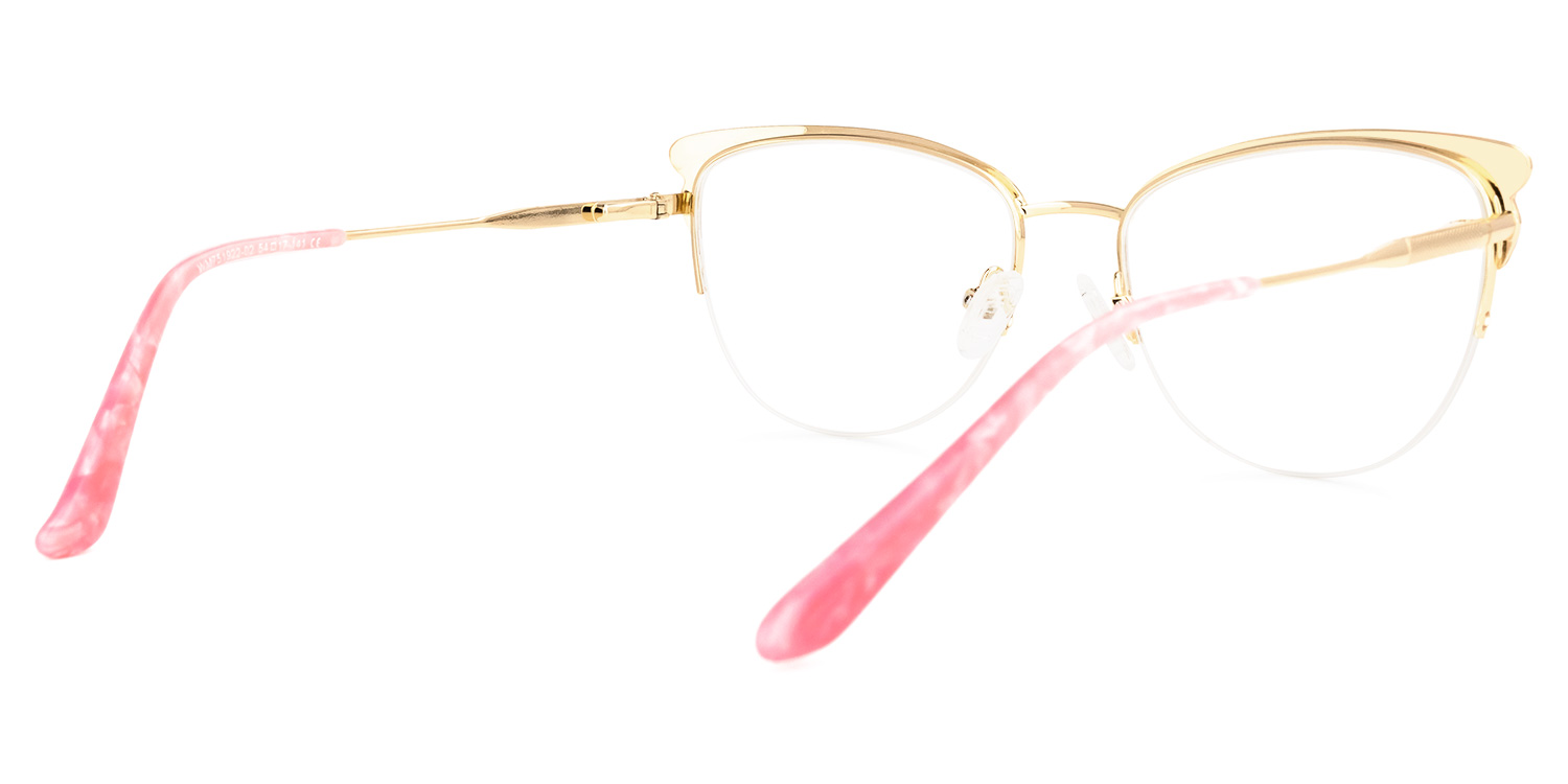 Pendy Browline Pink Glasses | ZEELOOL Canada3
