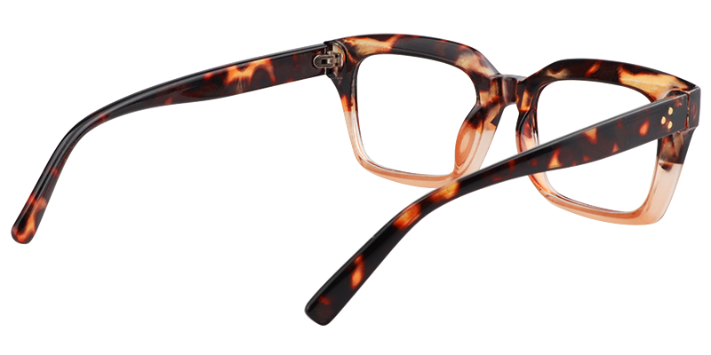 Rectangle Tortoise Reading Glasses | ZEELOOL Canada5