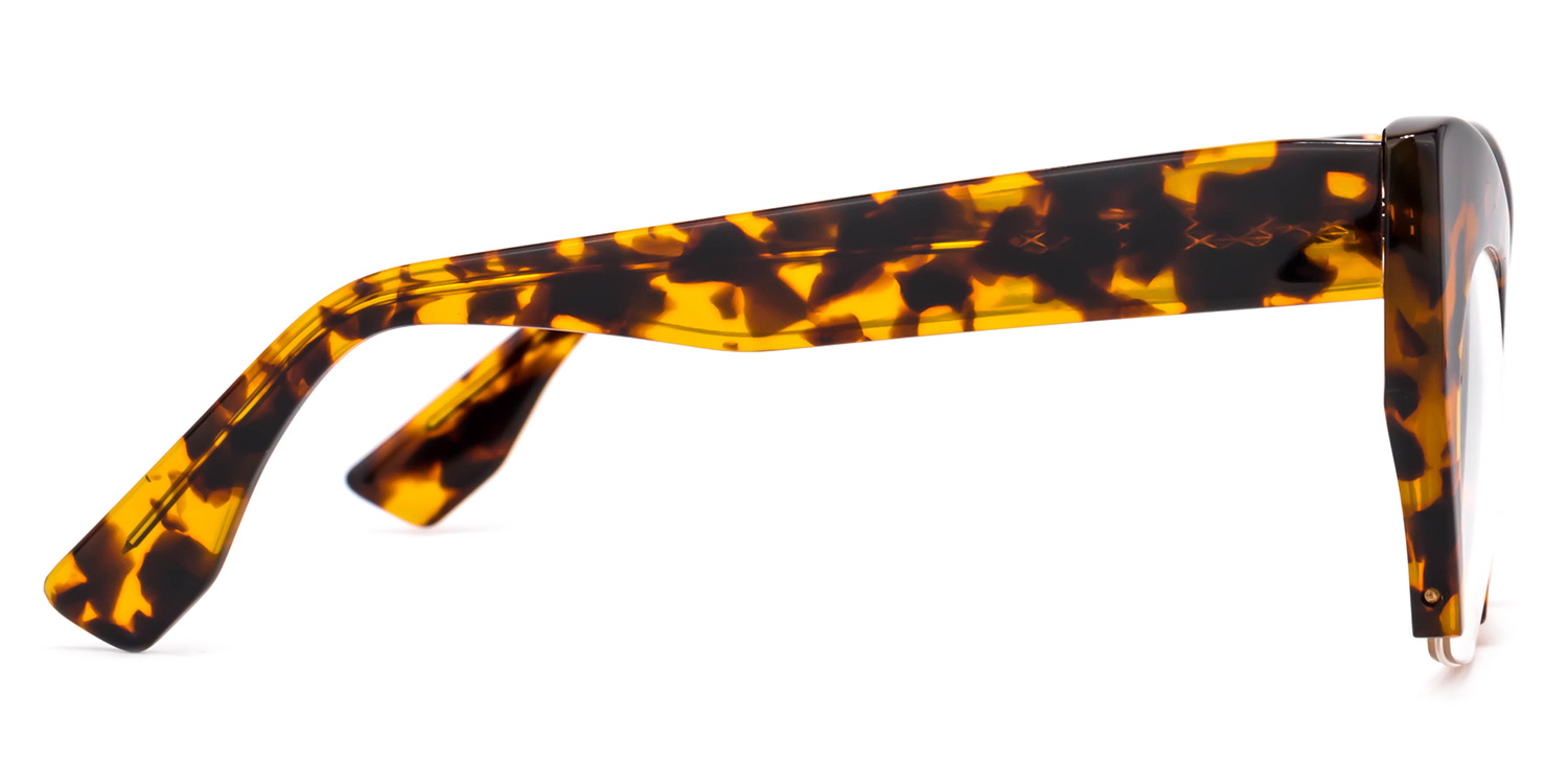 Kyle Cat Eye Yellow Tortoise Glasses | ZEELOOL Canada3