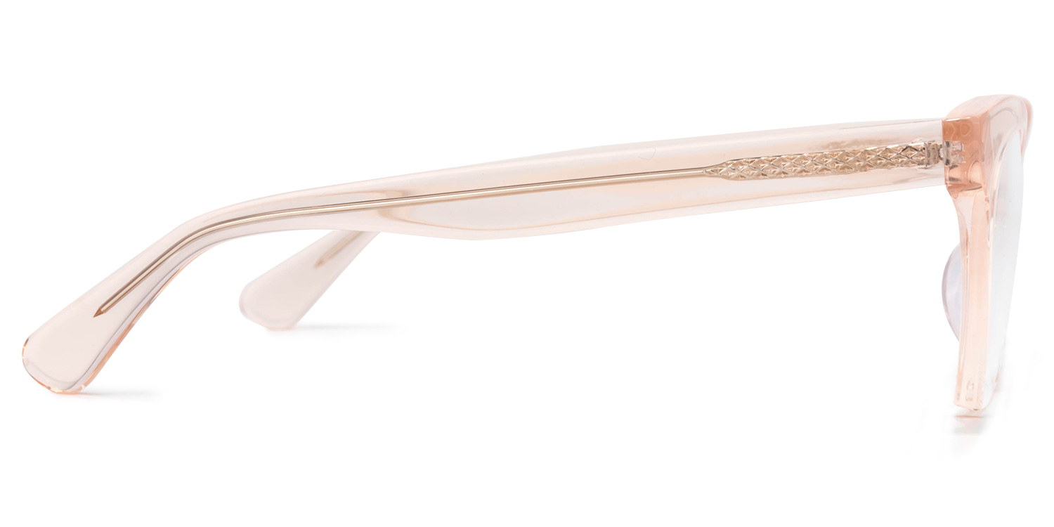 Christine Cat Eye Orange Glasses | ZEELOOL Canada3