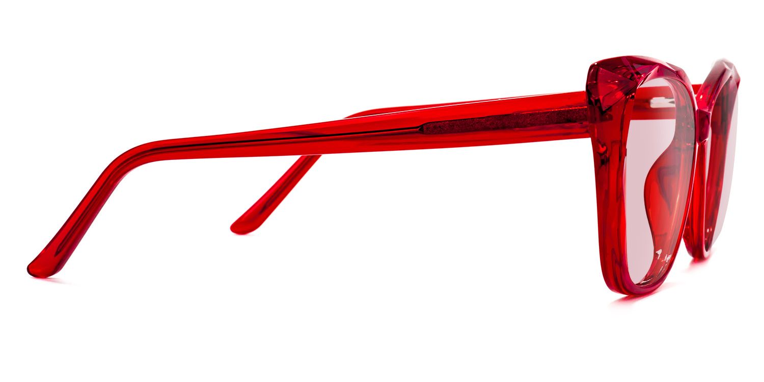 Farris Square Red Full Rim Sunglasses | ZEELOOL CA2