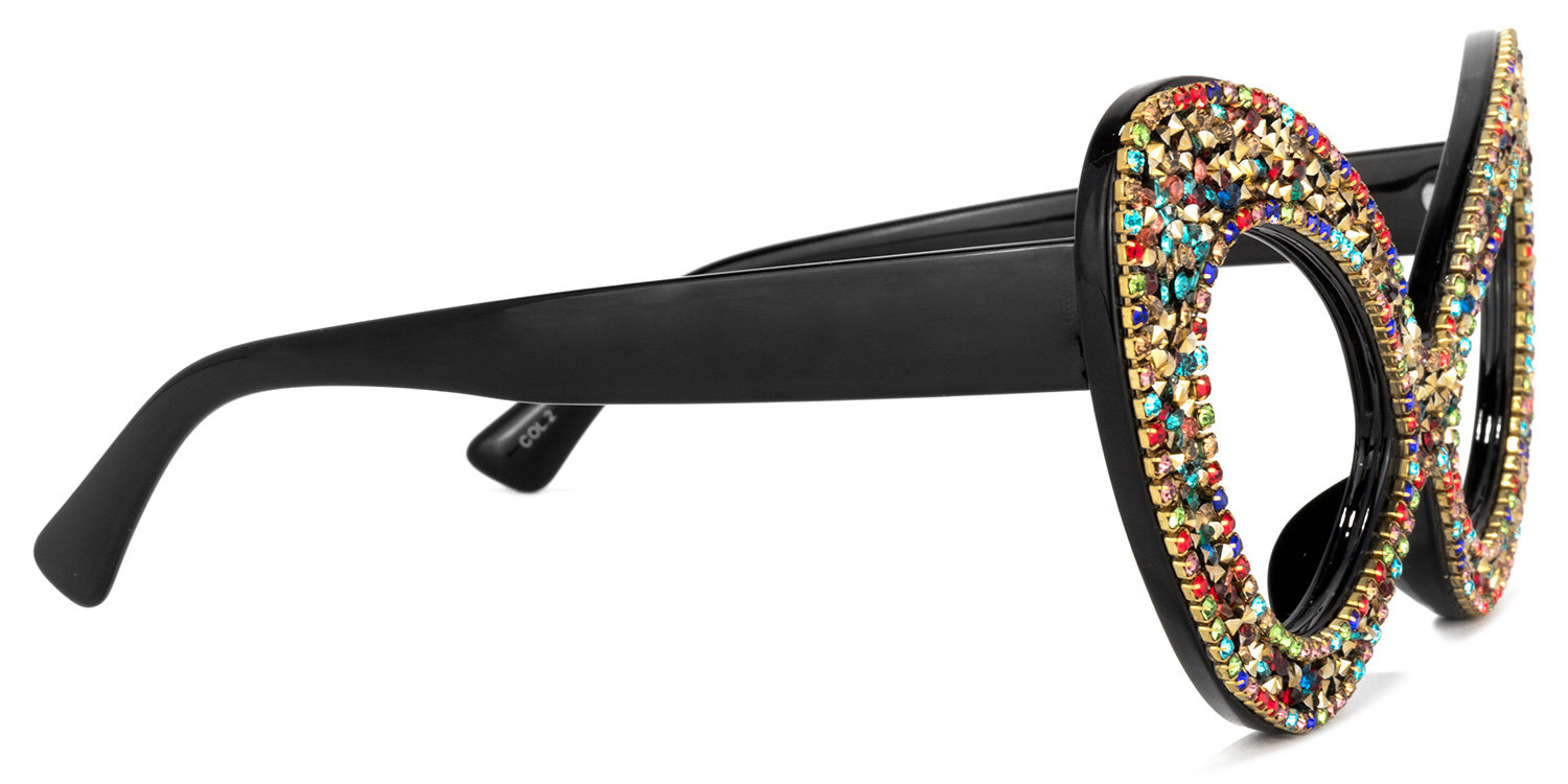 Poppy Cateye Colorful Glasses | ZEELOOL Canada3