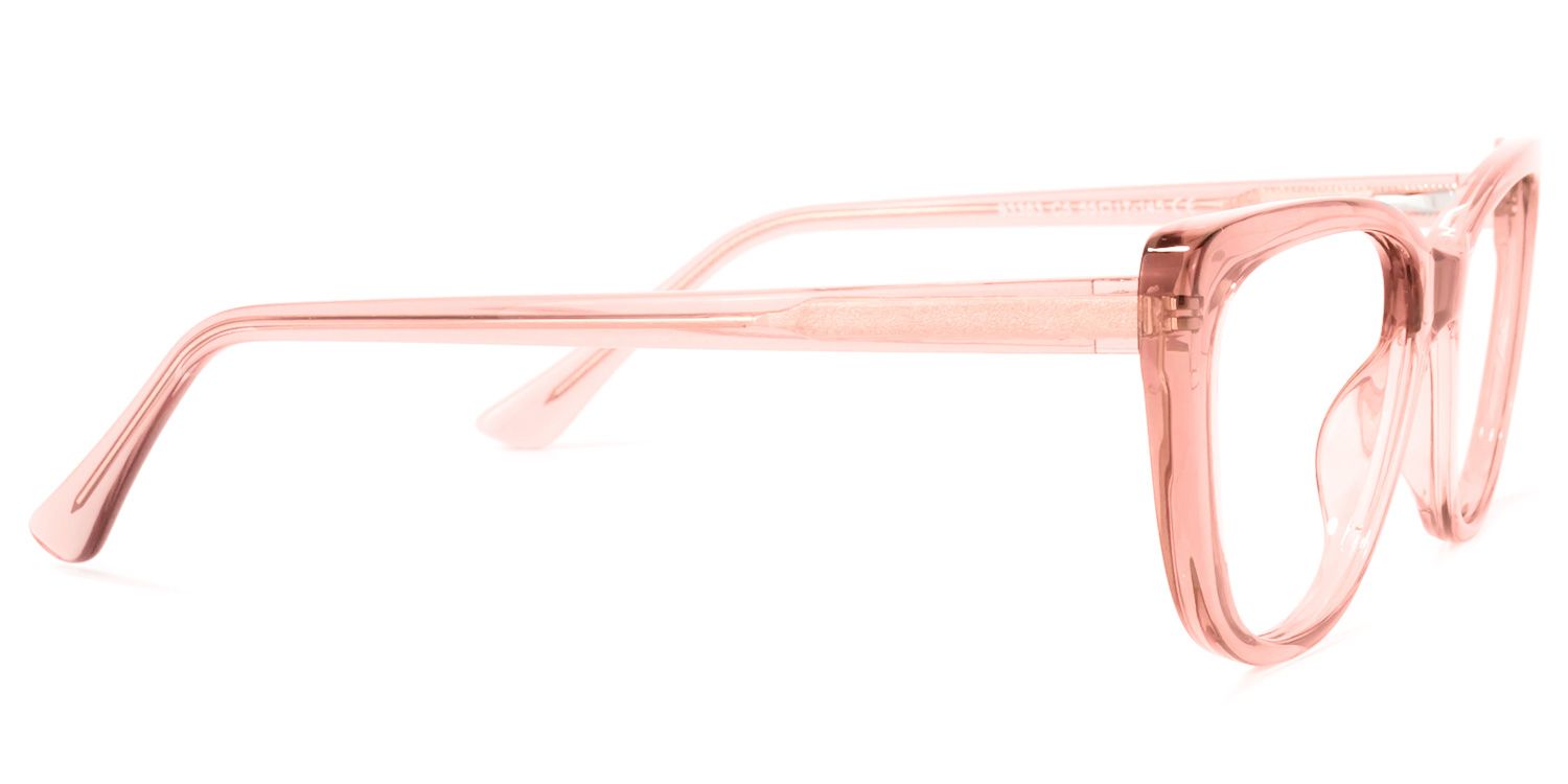 Qamar Cateye Pink Glasses | ZEELOOL Canada3
