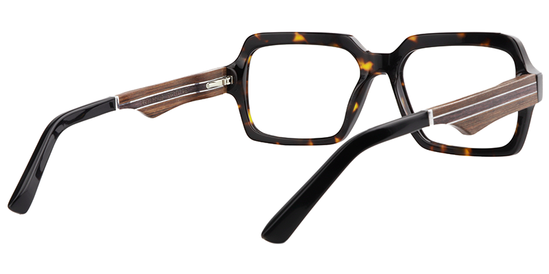 Jack Rectangle Tortoise Glasses | ZEELOOL Canada5