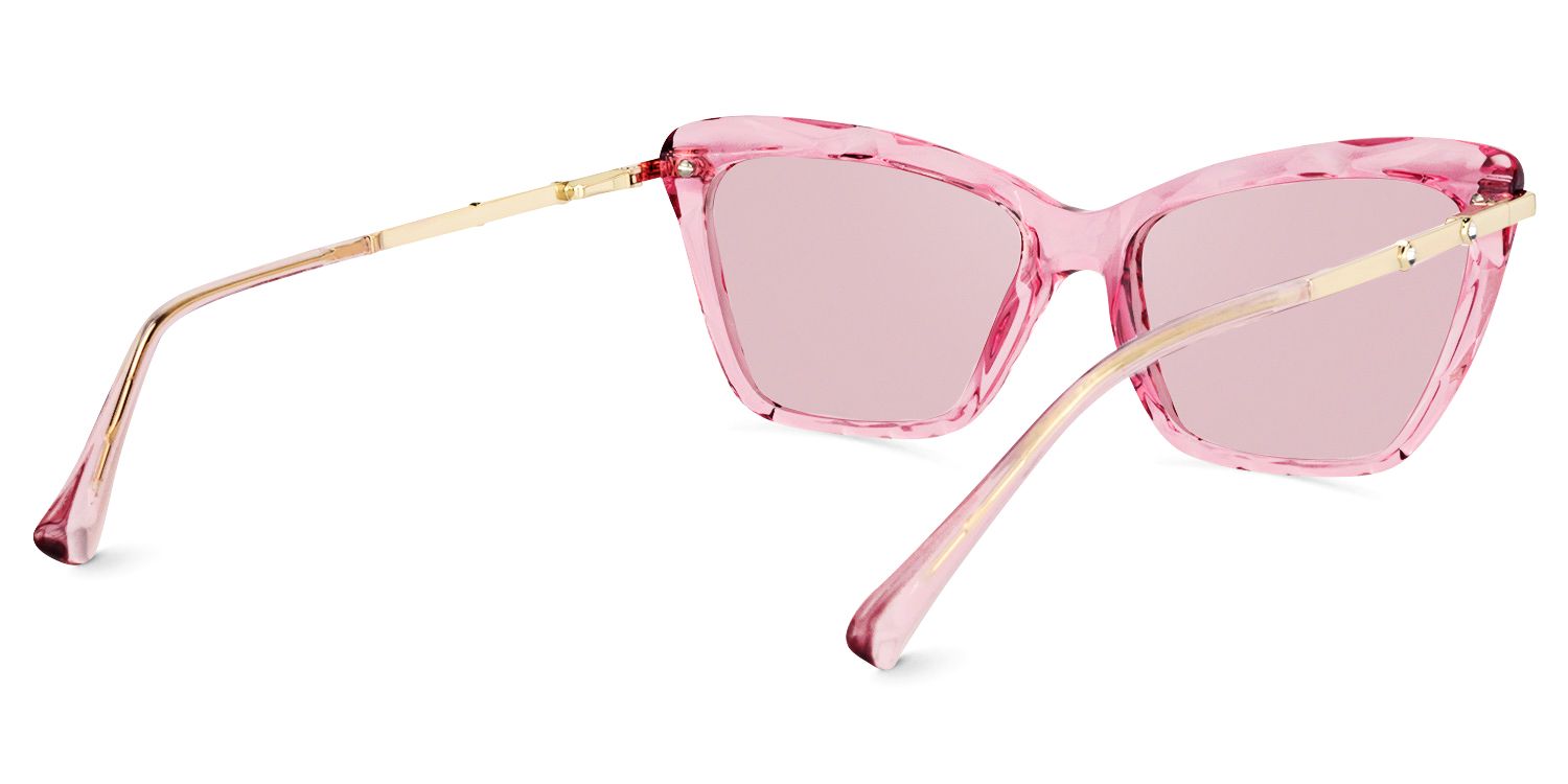 Juliet Cateye Pink Sunglasses | ZEELOOL Canada4