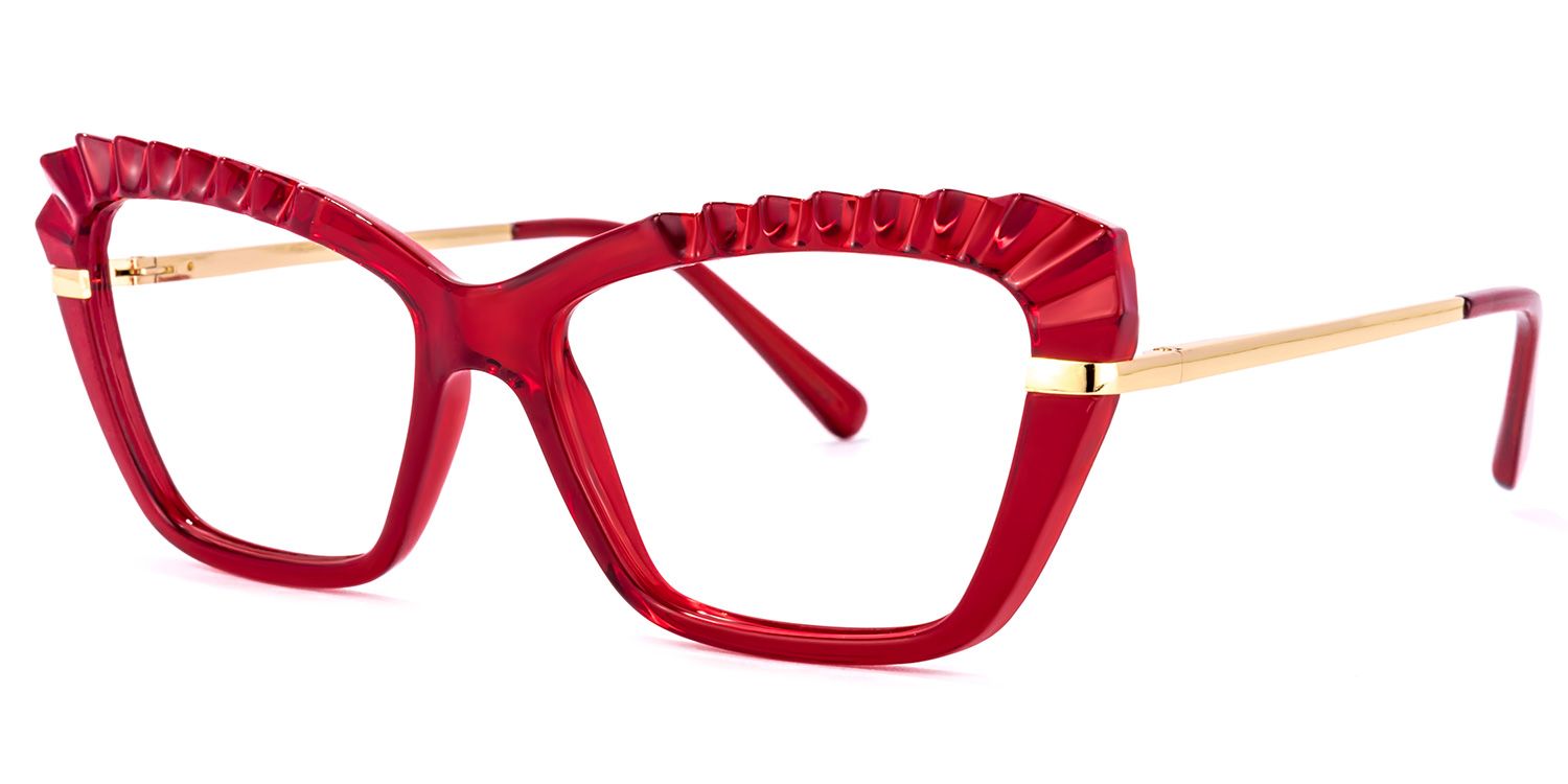 Sophie Cateye Red Glasses | ZEELOOL Canada1