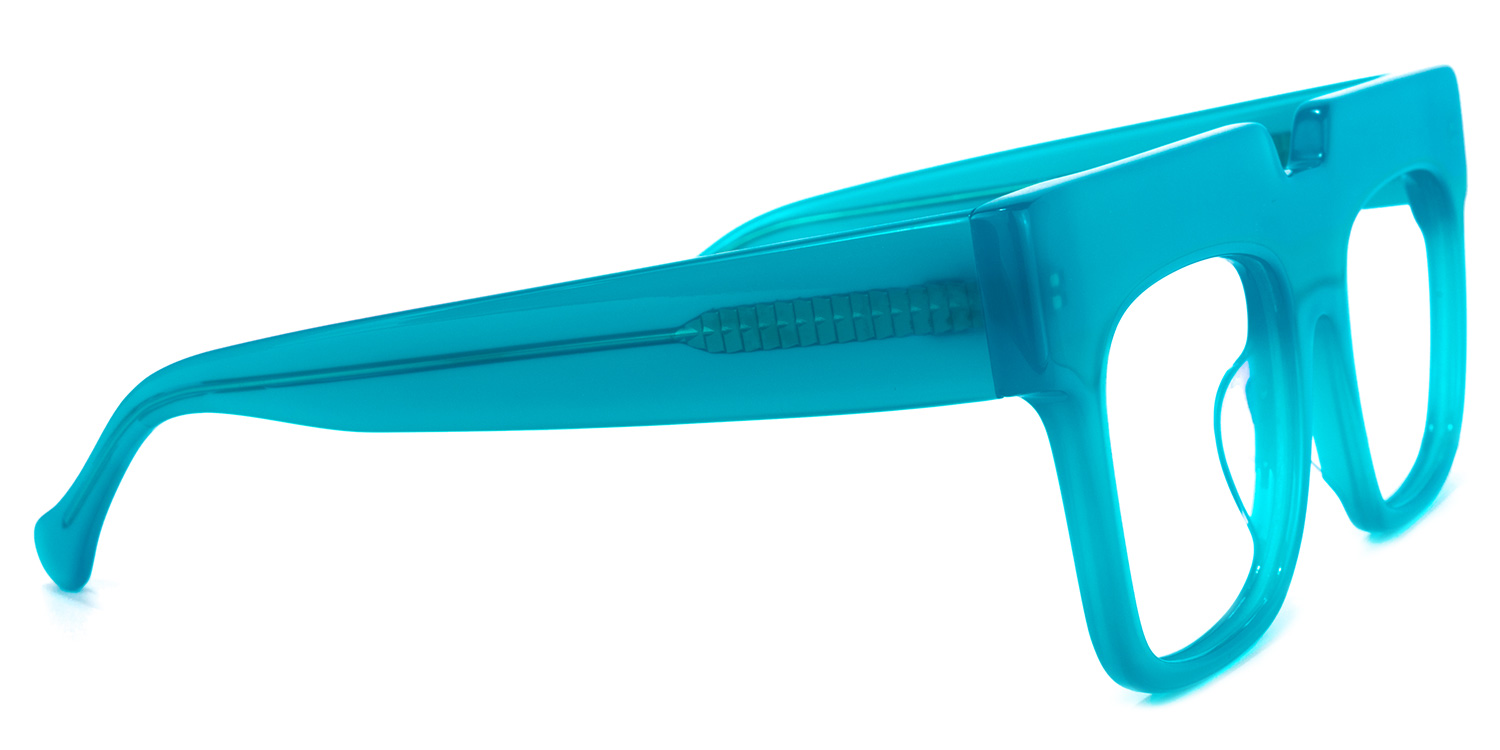 Travis Square Blue Glasses | ZEELOOL Canada3