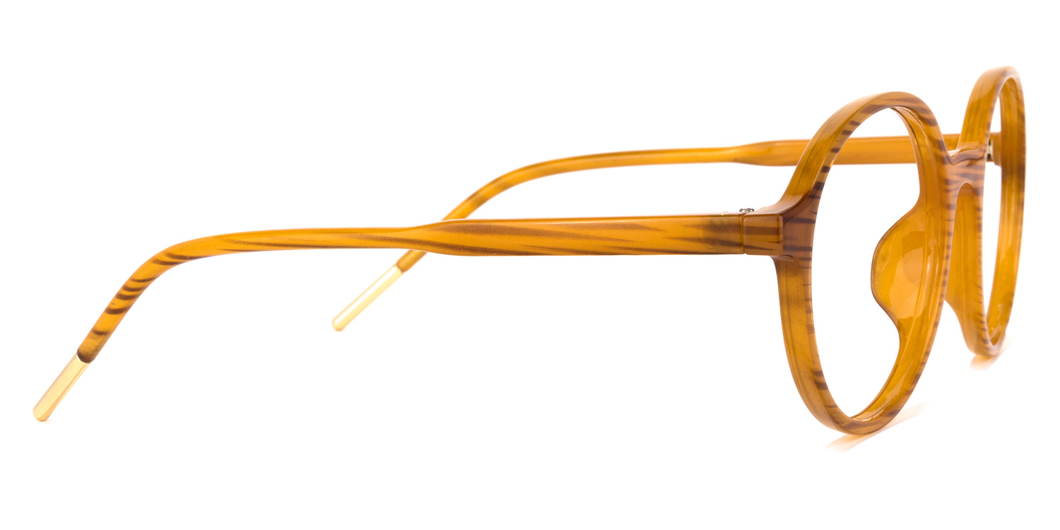 Tomas Round Brown Glasses | ZEELOOL Canada3